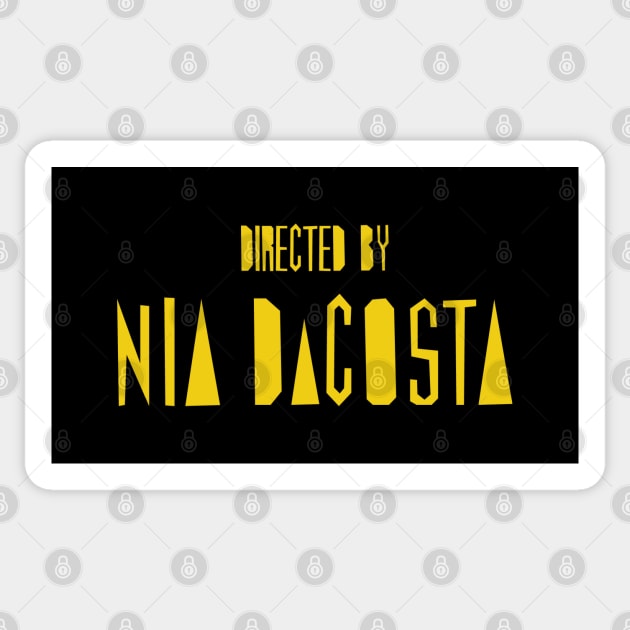 Directed by Nia DaCosta Sticker by Triad Of The Force